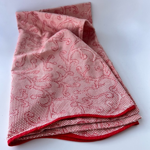 Pinpoint PIMA MARTEX lace pattern scalloped edge King pillow case combed cotton - Picture 6 of 9